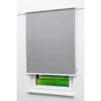 LYSEL - Qualitätskassettenrollo abdunkelnd steingrau, (B x H) 100cm x 175cm in grau/steingrau
