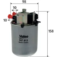 Valeo Kraftstofffilter [Hersteller-Nr. 587613] für Renault, Nissan