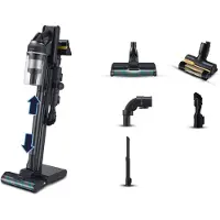 Samsung VS20C955CTK, 2-in-1-Stabstaubsauger, Beutellos, Schwarz, Rechteckig, Trocken, Multizyklonisch