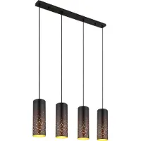 Globo Lighting Tischleuchte Metall schwarz matt, LED