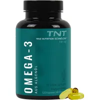 TNT Omega-3 Kapseln aus Algenöl - Vegan 300mg DHA + 150mg EPA pro Kapsel. 0,171 kg