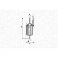 MAGNETI MARELLI Kraftstofffilter 152071760859
