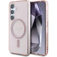 GUESS Samsung Galaxy S25 Hülle - Kunststoff - - Backcover/Hard Case - Rosa