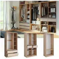 Vicco Kleiderschrank Elmo Sonoma 280 x 200 cm 3er Set, Model 50208