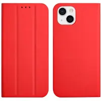 König Design Hülle Handy Schutz für Apple iPhone 13 mini Case Flip Cover Tasche Etuis Rot Neu