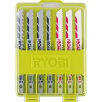Ryobi RAK10JSBFC Stichsägeblattset 10-tlg. Grün