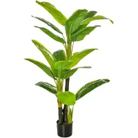 HOMCOM - künstliche Pflanze - 17L x 17B x150H cm - grün