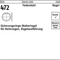 Industrial Quality Supplies DIN 472 Sicherungsringe Federstahl 51 x 2 S 100 Stk
