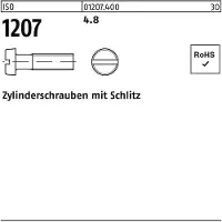 Hörger & Geßler Zylinderschraube ISO 1207 m.Schlitz M 8 x 25 4.8