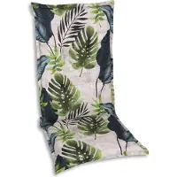 GO-DE Textil, Sessel-Auflage mittel, Palmblatt grün, 20318-25