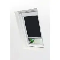 LYSEL - Qualitätsdachfensterrollo abdunkelnd schwarz Rollo geeignet für Velux Dachfenster 304, 334, M04, M34, MK34, 1, (B x H) 61.30cm x 74.00cm in schwarz