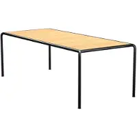 Houe - AVANTI Outdoor Esstisch, 222 x 98 cm, Kiefer / schwarz