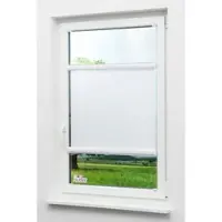 LYSEL Outlet Glasleistenrollo verspannt Tageslicht, (B x H) 105cm x 175cm in weiß/reinweiß