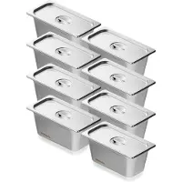 Vevor 8er-Pack Hotelpfannen
