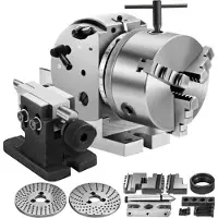 Sans marque Präzisions-Verteilerkopf für CNC und Fräsmaschinen – Einstellbare Rotationsindexierung – Mit MT2 Kopf und 3 Präzisionsscheiben