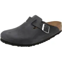 Birkenstock Boston Kunstleder Schwarz Normalfußbett - Pantoffel - 59461
