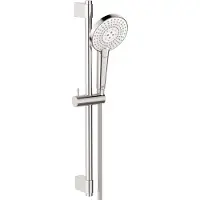 Ideal standard Brausestangen-Set 'Idealrain' chromfarben, drei Strahlarten