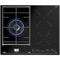 Teka JZC 63312 ABN, Schwarz, Integriert, 60 cm, Kombi, Glaskeramik, 3 Zone(n)