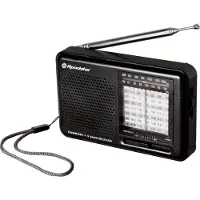 Roadstar TRA-2989, Tragbar, Analog, AM, FM, SW, Schwarz, Drehregler, AA