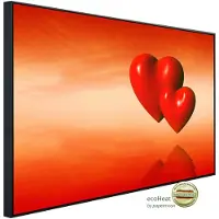 Papermoon Infrarotheizung »EcoHeat - Herzen«, Matt-Effekt - bunt