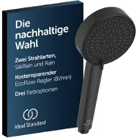 Ideal standard Alu+ Handbrause mit 2 Funktionen Ø 10 cm