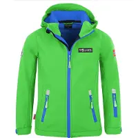 TROLLKIDS Softshelljacke Oslofjord in bright green | Gr.: 116