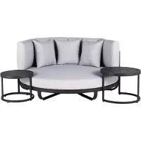 HOME DELUXE Daybed Outdoor FLORIDA I Sonnenliege Liegestuhl Relaxliege Sonnenbank Outdoorbett Outdoorliege