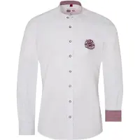 Spieth & Wensky Spieth & Wenksy Trachtenhemd Herren Slim Fit weiß, 41-42 789318-0001-04142