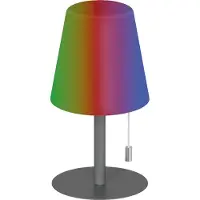 Müller-Licht LED-Akku-Tischleuchte CEDA, 2W, 200lm, RGB + weiß, grau