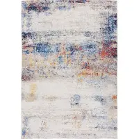 Pergamon In- und Outdoor Teppich Malibu Creme Bunt Verlauf, Größe:80x150 cm