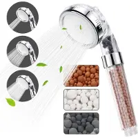 OEM Wassersparende Dusche mit 3 Strahlarten und 6 Filtern, Massage-Duschkopf