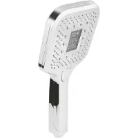 Cornat Handbrause Smartly 108 x 108 mm mit Verbrauchsanzeige 3 Strahlarten verchromt GLO782241383