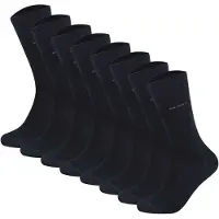 Camano Unisex Socken - Soft Socks, einfarbig, 8er Pack