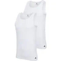 Adidas Underwear Active Flex Cotton Ärmelloses Baselayer 2 Einheiten