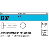 F. REYHER Nchfg. GmbH & Co. KG Zylinderschraube ISO 1207 m.Schlitz M 1 x 6 A 2