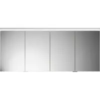 Burgbad Lin20 Spiegelschrank LED-Beleuchtung, 4 Türen, 1600x700x170mm