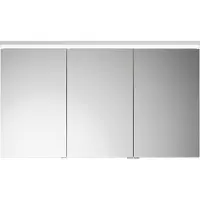 Burgbad Lin20 Spiegelschrank LED-Beleuchtung inklusive LED-Waschtischbeleuchtung, 3 Türen, 1200x700