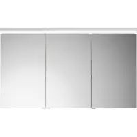 Burgbad Lin20 Spiegelschrank LED-Beleuchtung inklusive LED-Waschtischbeleuchtung, 3 Türen, 1200x700