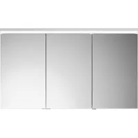 Burgbad Lin20 Spiegelschrank LED-Beleuchtung inklusive LED-Waschtischbeleuchtung, 3 Türen, 1200x700