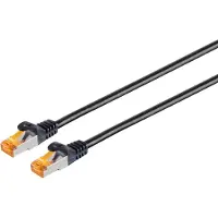 S-Conn S/CONN 08-26075, 10 m, Cat6a, S/FTP (S-STP), RJ-45, RJ-45, Schwarz