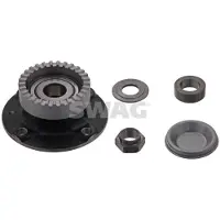 SWAG Radlagersatz Hinten Links Hinten Rechts passend für PEUGEOT 306 Schrägheck (7A, 7C, N3, N5) Schrägkugellager 129mm 62 93 1184