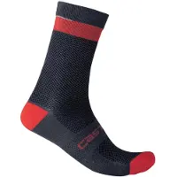 Castelli Alpha 18 Socken Blau, Größe S/M