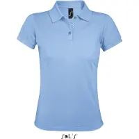 Sol SOLs 00573 | Damen Polo Shirt Prime - Farbe: Sky Blue - Größe: L