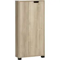 Schildmeyer - Highboard »Emmik« - 60x19,5x124cm - schwarz - Holz / Kunststoff / Metall