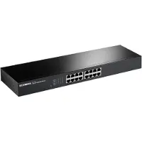 Edimax GS-1016, Unmanaged, Gigabit Ethernet (10/100/1000), Rack-Einbau