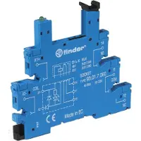 Finder 93.01.0.024 Relaisfassung blau (10 Stück)