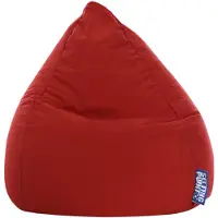 Sitting Bull Sitzsack BeanBag Easy L 90 x 70 cm, Rot Bbl