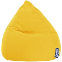 Sitting Bull Sitzsack BeanBag Easy L 90 x 70 cm, Gelb Bbl