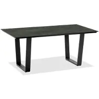 Niehoff Noah Tisch Aluminium Trapezkufe Anthrazit/HPL