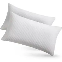 Juskys 2 Stück Kopfkissen / Schlafkissen / Kopfkissen - 40 x 80 cm - Memory Foam